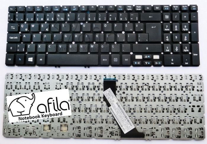 Acer Aspire M5-581TG Notebook Klavyesi (Siyah TR)