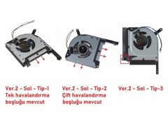 Asus FX505DT-BQ030 uyumlu Notebook Gpu Fanı V2 (Sol Fan) Tip1