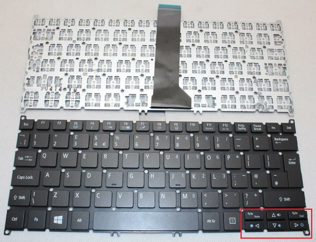 Acer Aspire ES1-331-C732 V3-331 Notebook Klavyesi - Siyah - TR