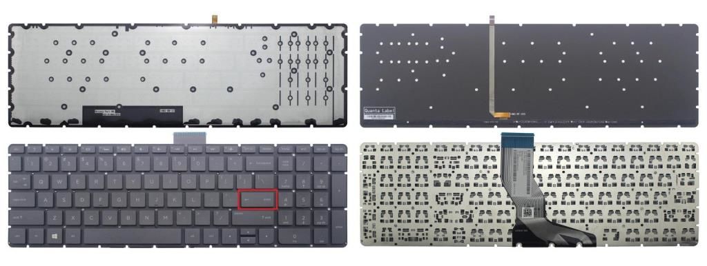 HP Pavilion 15-bc300nt (2PK36EA) Notebook Klavyesi (Siyah TR) ışıklı