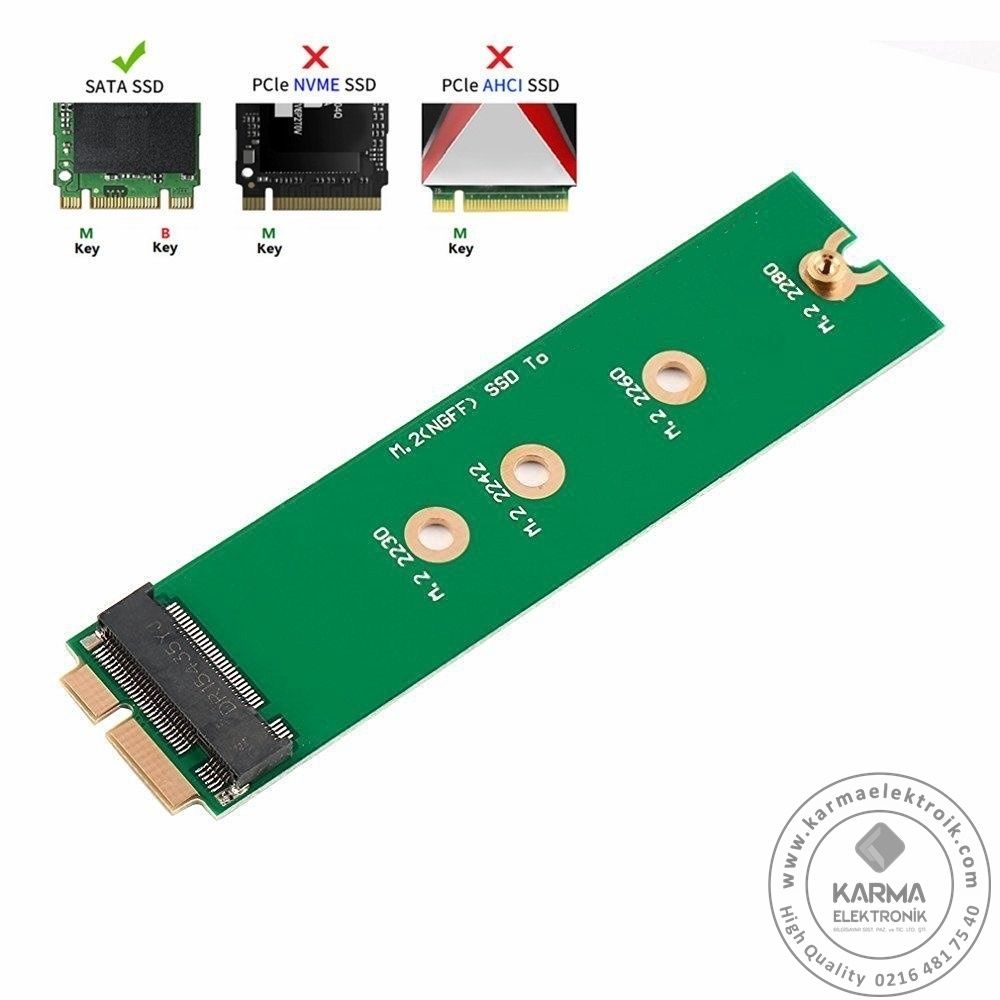 Asus M.2 NGFF SSD to ASUS TAICHI 31 M.2 SSD Çevirici Adaptör