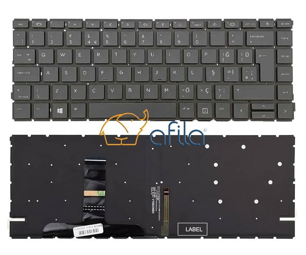 Hp HSN-Q33C-4 Notebook Klavyesi, Laptop Tuş Takımı (Siyah TR) ışıklı