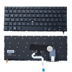 Asus BU201L Notebook Klavye - Tuş Takımı / Siyah - TR - Işıklı