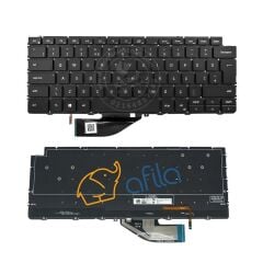 Dell XPS 13 7390 2-in-1 Notebook Klavye - Tuş Takımı / Siyah - TR - Backlit