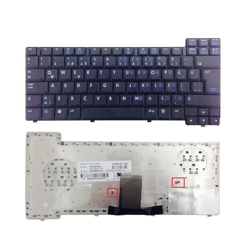 Hp Compaq Nc6100 Nc6110 Nc6120 Notebook Klavyesi - TR
