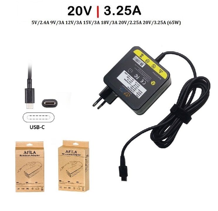Lenovo 80X6001QGE, 80X6001RGE, 80X6001SGE Notebook Adaptörü, Laptop Şarj Aleti Cihazı 65W