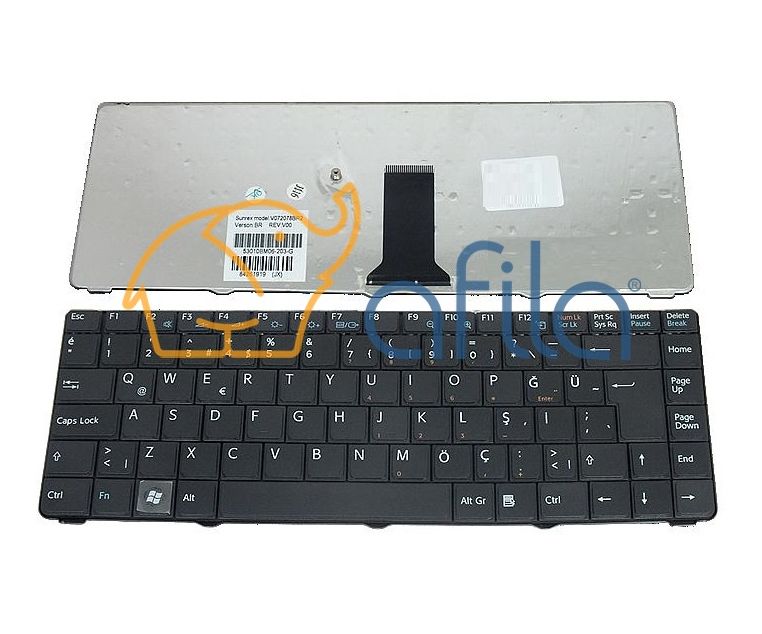 Sony Vaio PCG-7141L, PCG-7142L Notebook Klavyesi - Siyah - TR