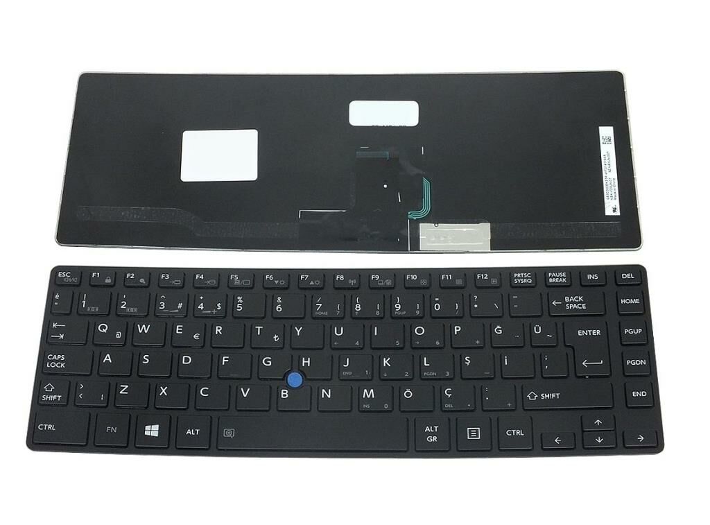 Toshiba Tecra Z40-A-17K Notebook Klavyesi - Siyah - TR