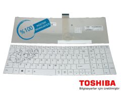 Toshiba Satellite C850, C855, L850, L855 Notebook Klavyesi (Beyaz TR) V2 / KL0121WXT