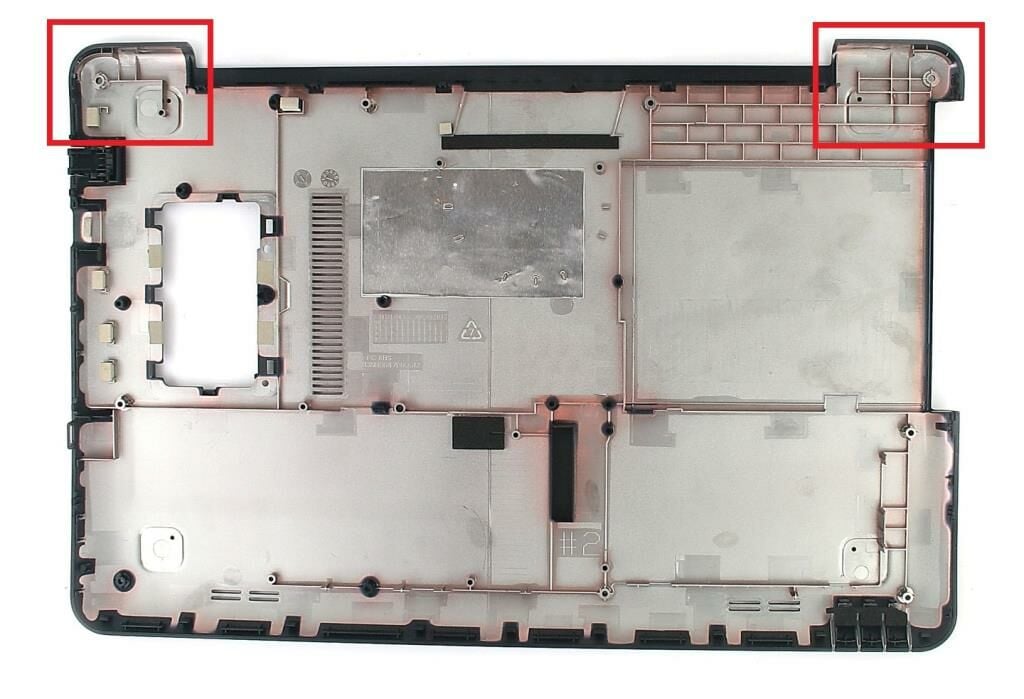 Asus K555L, X555L Notebook Alt Kasa - Ver.1 (Yalnızca metal lcd cover kullanan modeller ile uyumludur.)