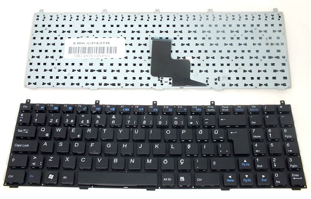 Exper A5B, A5B-R18 Serisi Notebook Klavyesi Siyah - 2.Versiyon