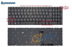Lenovo SN5364, PK1314F3A13 Notebook Klavyesi, Laptop Tuş Takımı (Füme TR)