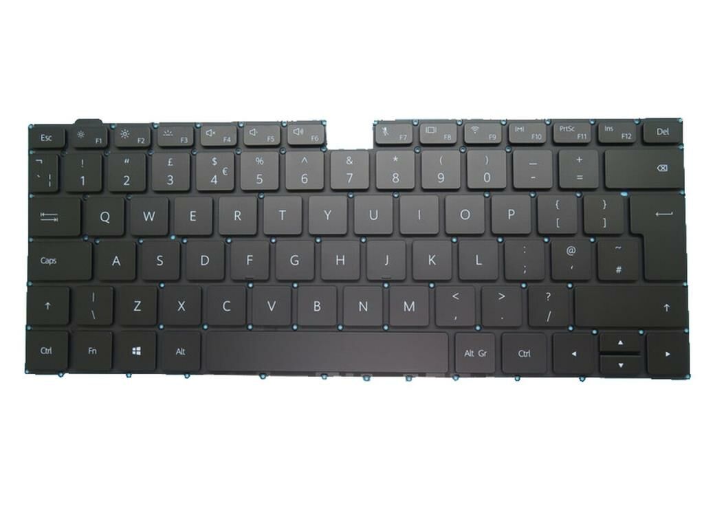 Huawei MateBook 14 Intel 2019 Notebook Klavyesi Siyah TR, Backlit