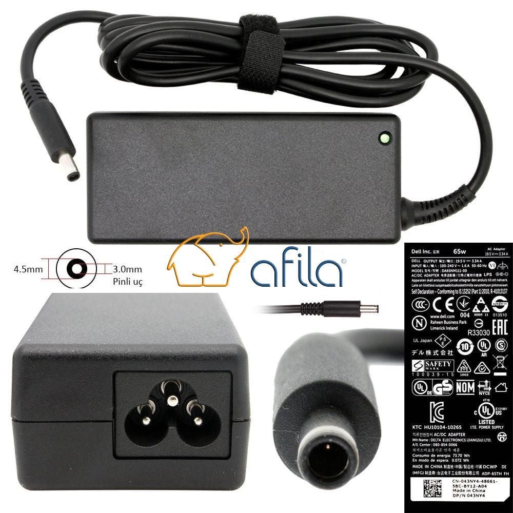 Dell Vostro 14 3420 3425 Notebook Adaptörü, Şarj Cihazı (Orjinal)