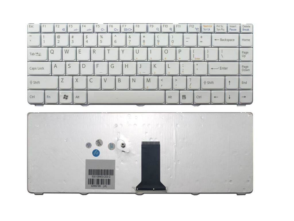 Sony Vaio PCG-7162M VGN-NS31MT Notebook Klavyesi - Beyaz - TR