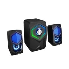 Rampage RMS-175BT 2+1 5W*2 Bluetooth+USB-TF-FM Rainbow Aydınlatmalı Gaming Speaker Hoparlör