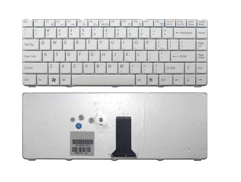 Sony Vaio VGN-C1Z, VGN-C1Z/B Notebook Klavyesi - Beyaz - TR