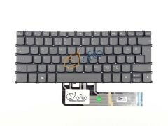 Lenovo PR4SB-TUR Notebook Klavyesi, Laptop Tuş Takımı (Gri, Füme TR)