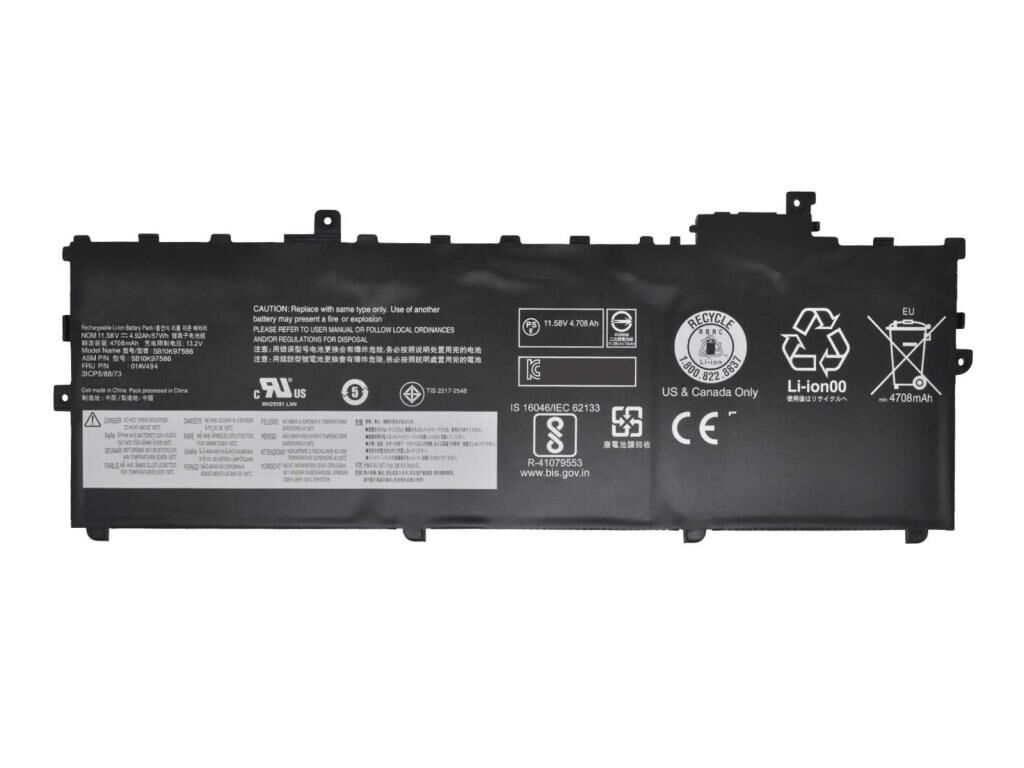 Lenovo ThinkPad X1 Carbon Gen5, 01AV494 Notebook Bataryası, Laptop Pili