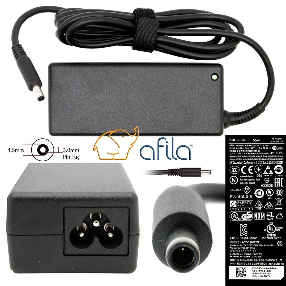 Dell Vostro 3568, 15-3568 Notebook Adaptörü, Şarj Cihazı (Orjinal)