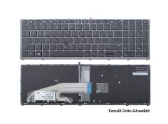 Hp ZBook 17 G3 Notebook Klavye - Tuş Takımı / Siyah - TR - Backlit
