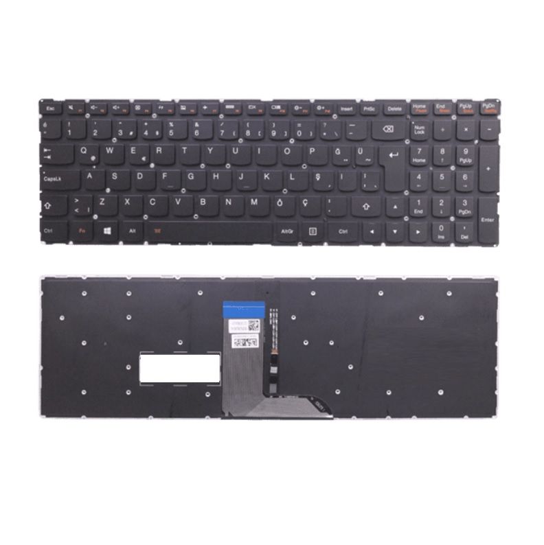Lenovo 700-15, 700-15ISK Notebook Klavye (Siyah TR) ışıklı / KL0993V2LD