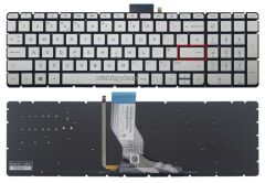 Hp 15-AW007NT, 15-AW008NT Klavyesi (Silver Gri TR) ışıklı