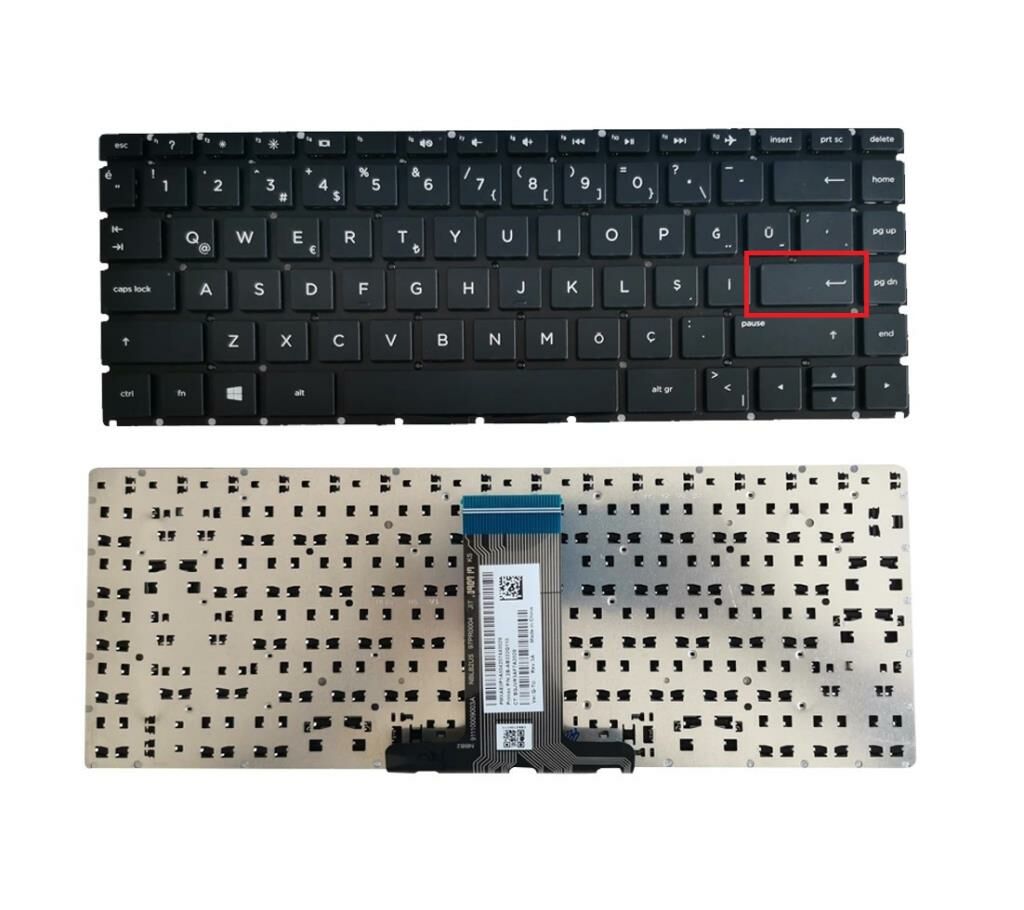 Hp x360 14-BA, 14-BS Serisi Notebook Klavyesi (Siyah TR) NBKL0338