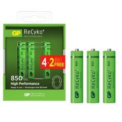 GP RECYKO 850MA İNCE KALEM ŞARJLI 4+2 6'LI PAKET FİYAT