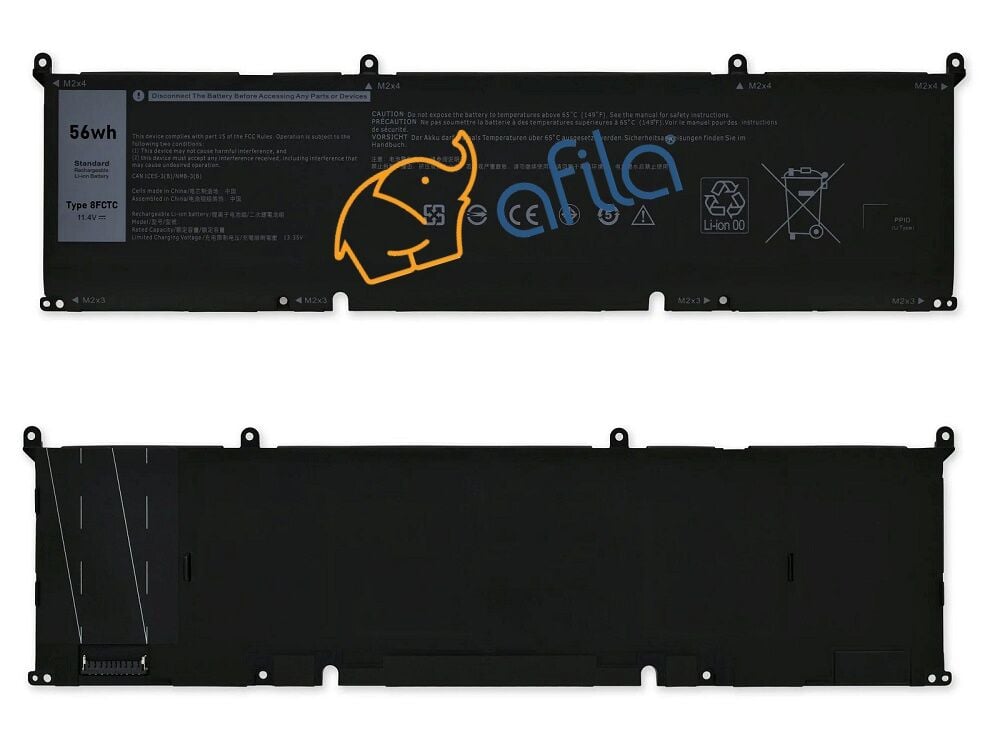 Dell Precision P91F002 Notebook Bataryası, Laptop Pili / Ver.1-3Cell