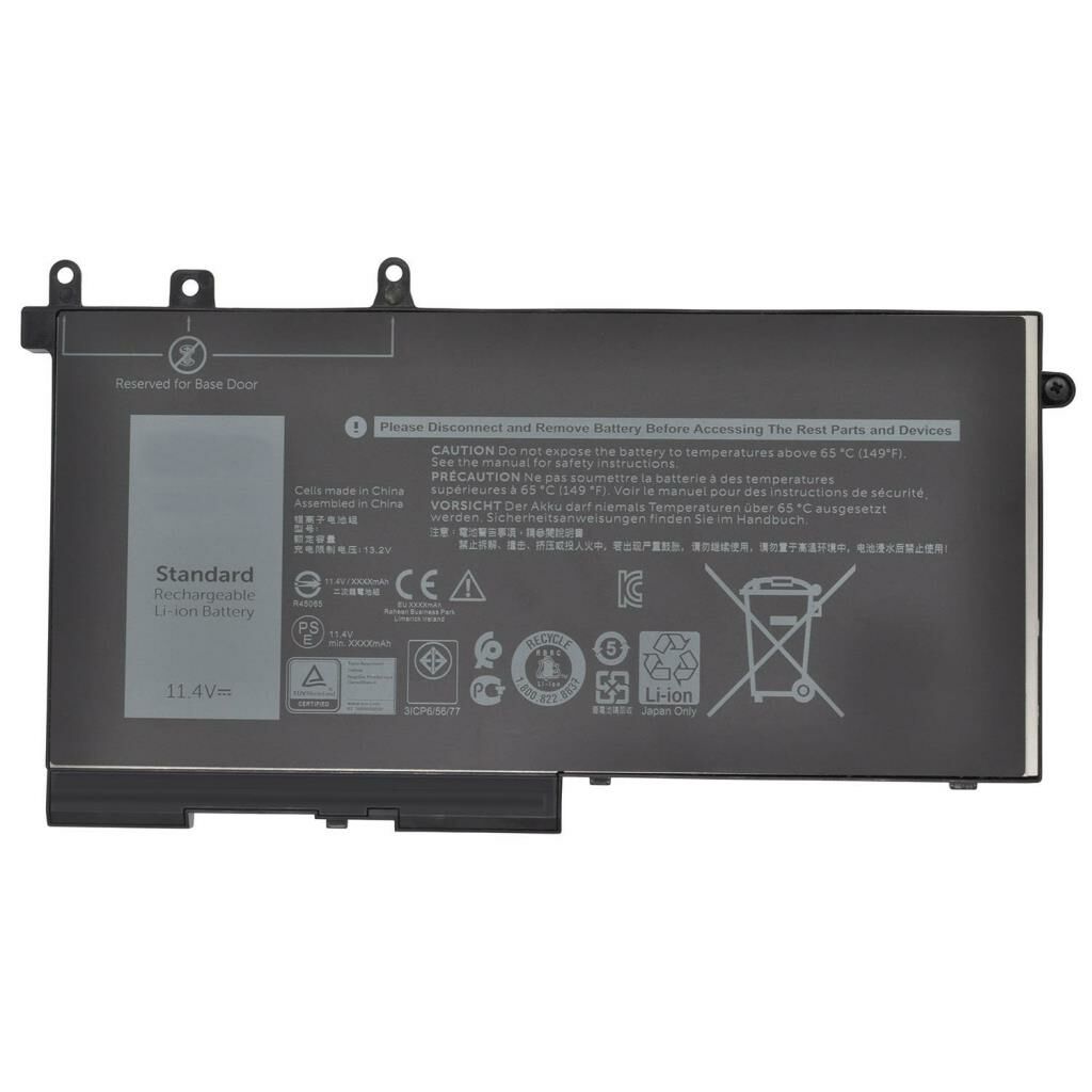 Dell KCM82, 0KCM82 Notebook Bataryası - Pili / Ver.1 - 3Cell