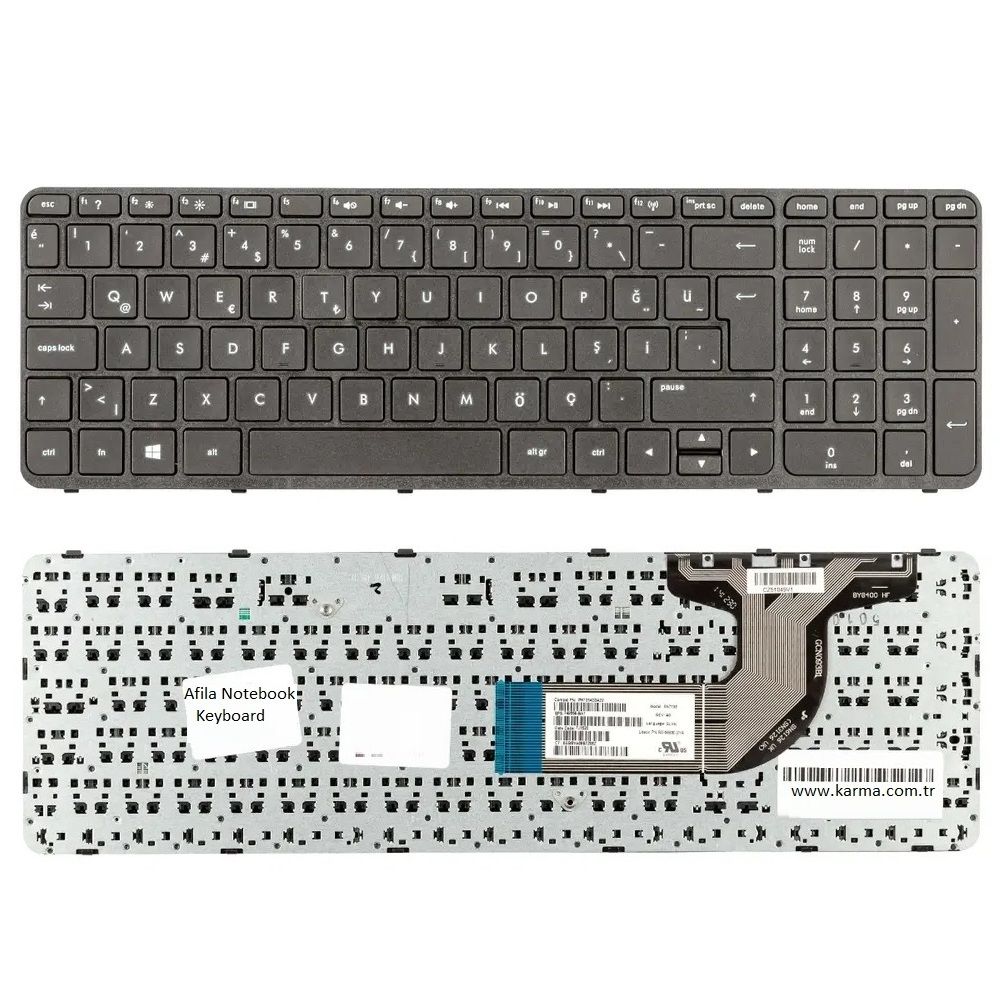 Hp 15R 15-R 15-R000 15-R100 15-R200 Notebook Klavyesi (Siyah TR)