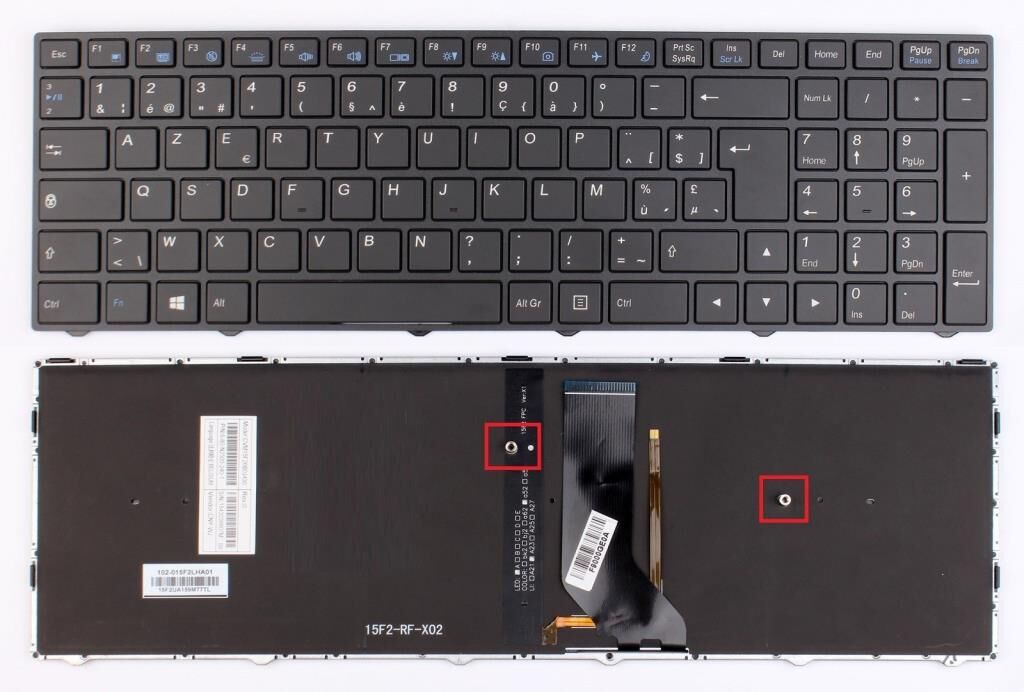 Monster Abra A5 V11.1 Notebook Klavye - Siyah TR - (Beyaz ışıklı) Ver.1