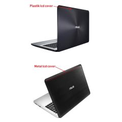 Asus X554 K555 X555 A555 Notebook Lcd Bezel - Siyah - Ver.1 (Plastik Kasa uyumlu)