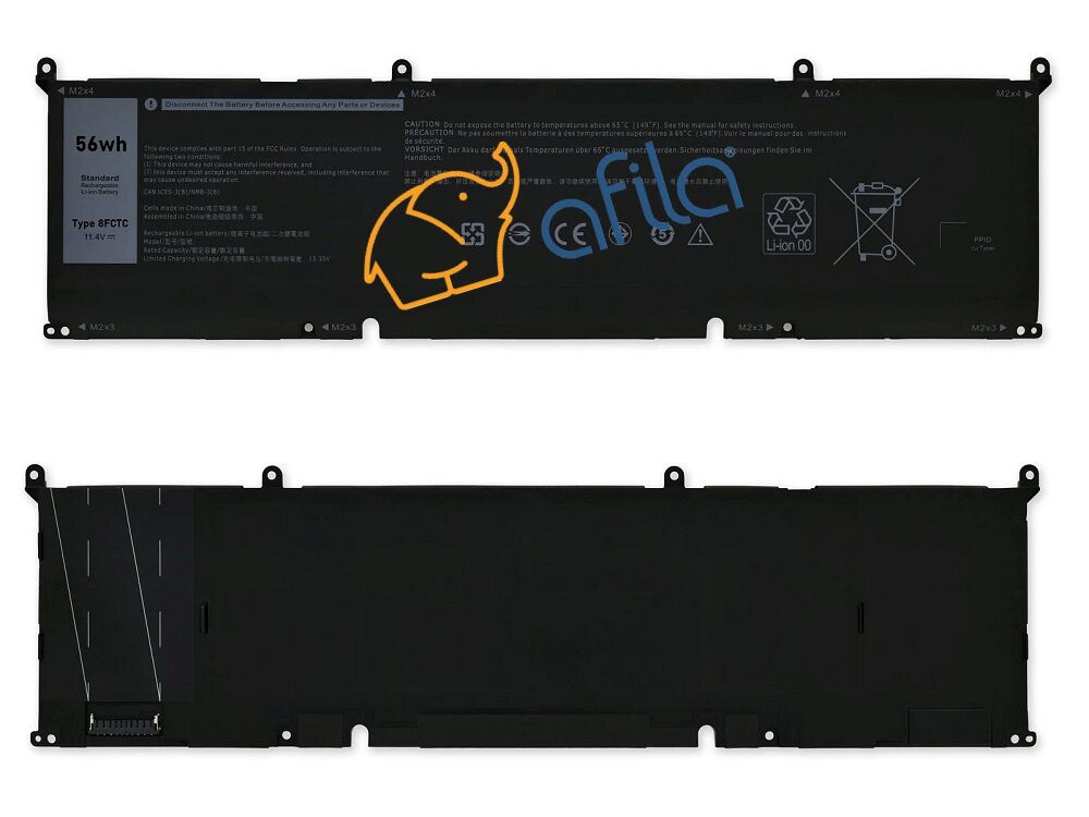 Dell XPS 15 9500 P91F Notebook Bataryası, Laptop Pili / Ver.1-3Cell