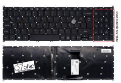 Acer Aspire 7 A715-42G-R2GB NH.QE5EY.006 Notebook Klavyesi Tuş Takımı (Siyah TR) ışıklı