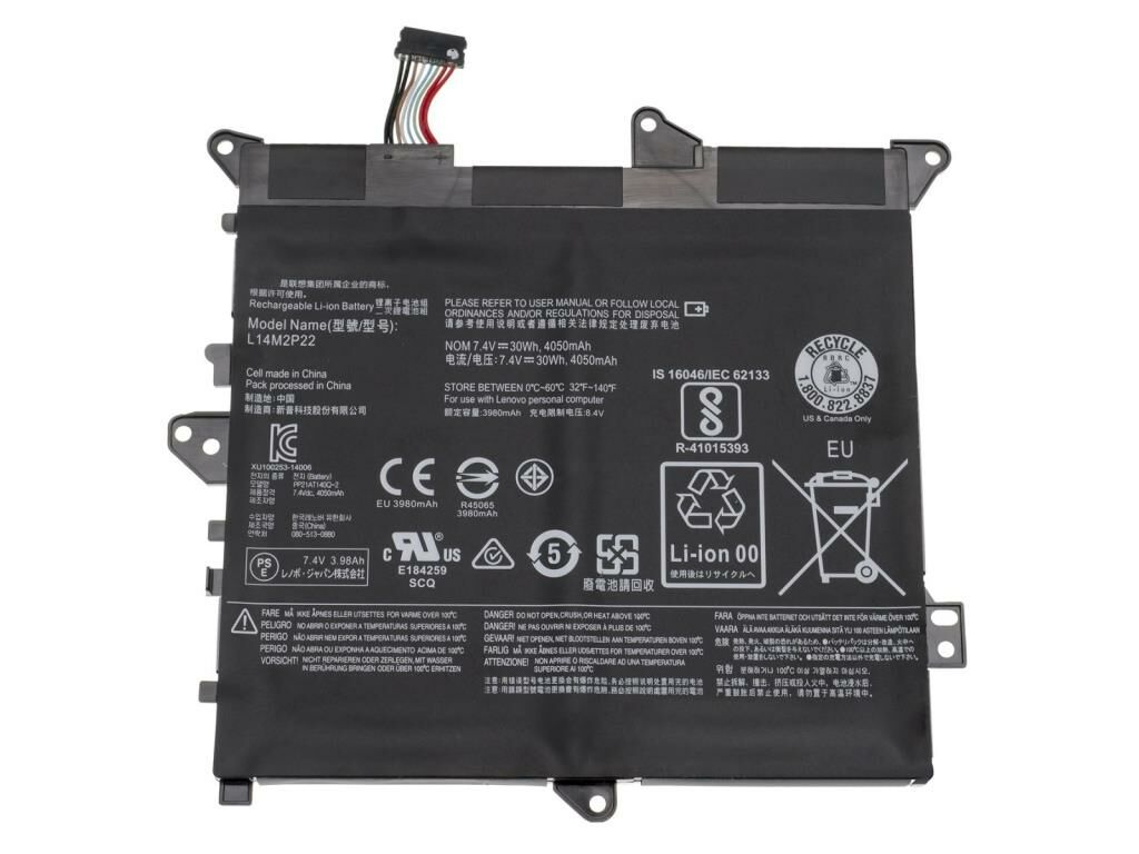 Lenovo L14S2P21, L14M2P22 Batarya, Pil