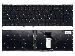 Acer Aspire 7 A715-42G-R3B8 NH.QE5EY.002 Notebook Klavyesi Tuş Takımı (Siyah TR) ışıklı