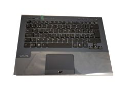 Sony VPCSD VPC-SD Klavyesi - Üst Kasa - Koyu Gri - TR - Işıklı