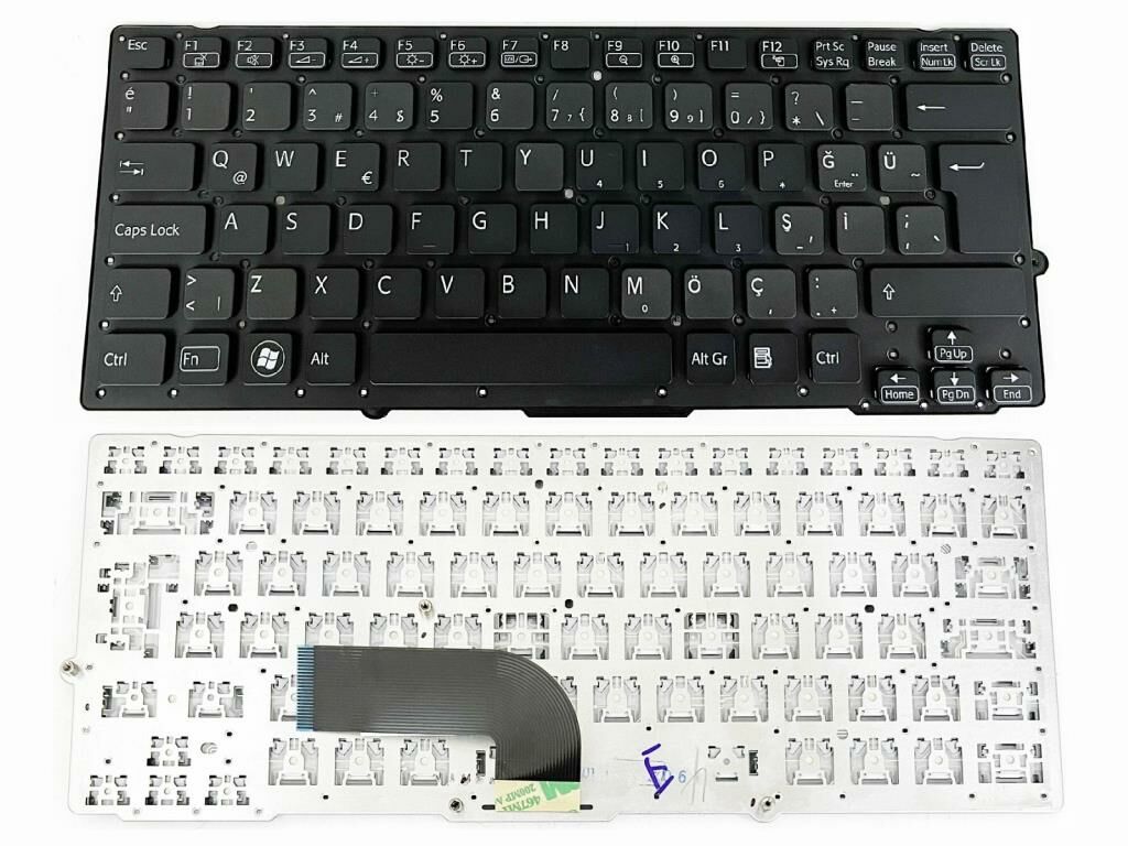 Sony VPC-SD VPC-SB VPCSD Notebook Klavyesi - Siyah - TR