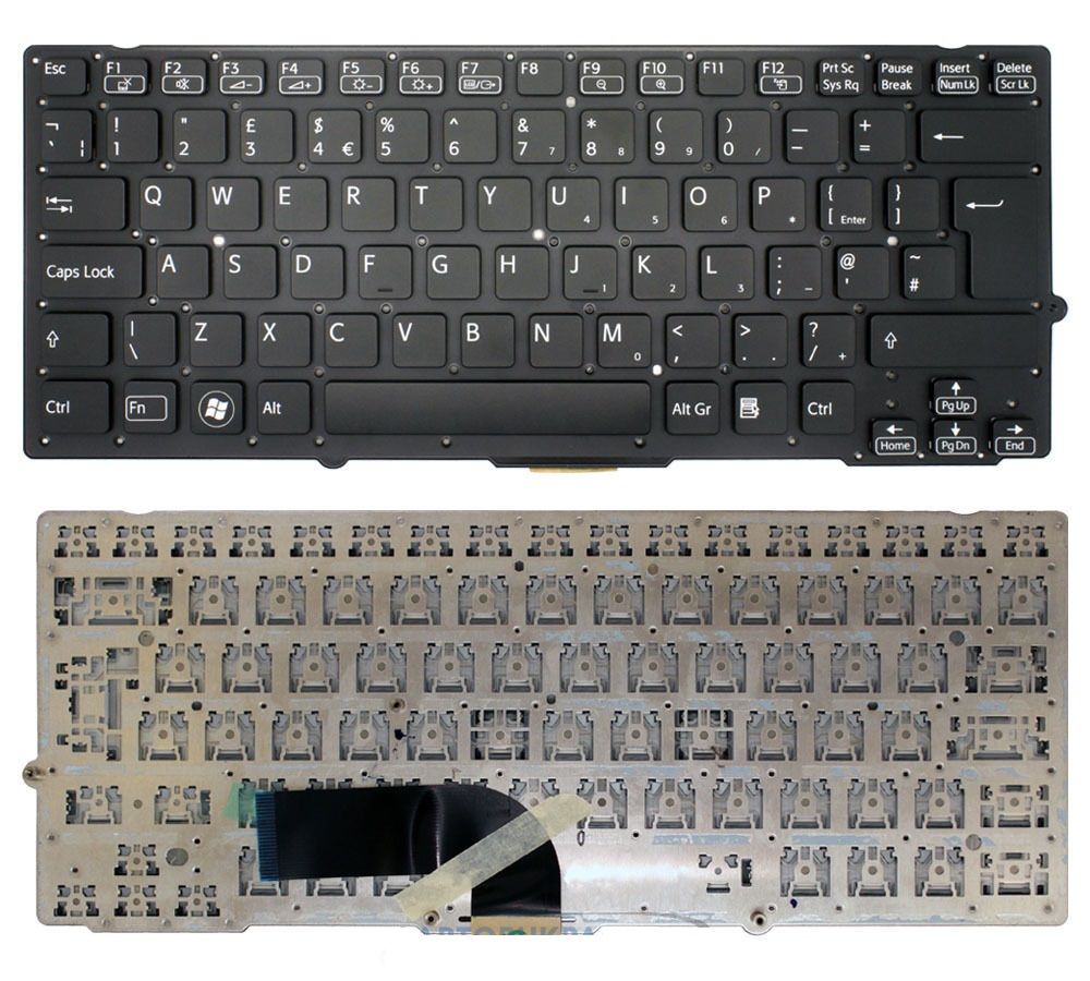Sony Vaio VPC-SB11FX, ... Vb Notebook Klavye - Tuş Takımı / Siyah - TR