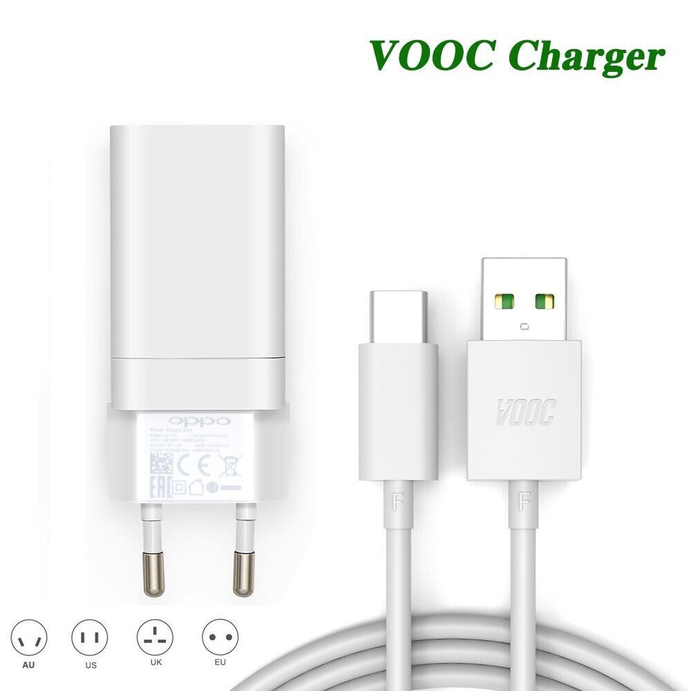 Oppo AK779 Vooc 5V 4A 20W Adaptör Başlık + Luna Kablo SET (5.0V/4000ma)