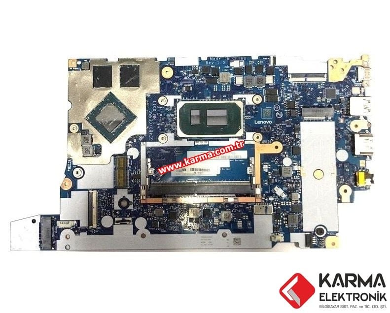 NM-D011 Notebook & Laptop  Anakartı, Mainboard (SRK01, i7-1165G7, GeForce MX450 GPU) Sıfır