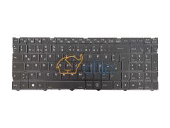 Monster Abra A5 V16.6.5, A5 V16.6.6 Notebook Klavyesi, Siyah TR ışıklı