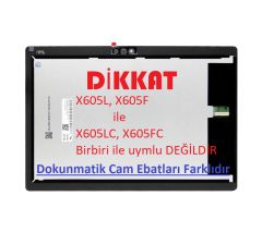 Lenovo Tab TB-X605N Tablet uyumlu Lcd Ekran Dokunmatik Siyah SET