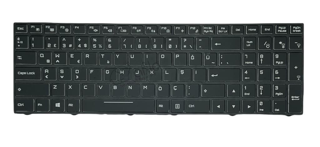 Monster Abra A7 V2.1 Notebook Klavye - Siyah TR - Backlit (RGB)