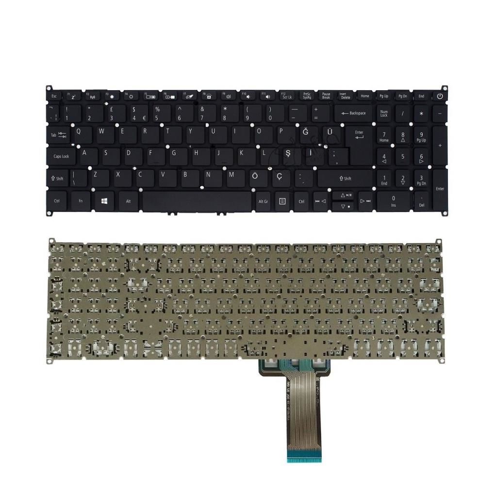Acer A715-72G-58RF NH.GXCEY.003 Notebook Klavyesi Tuş Takımı (Siyah TR)