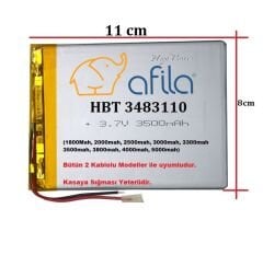 Concord Flyfix M7 | C-725 Tablet 3.7V 3000Mah Tablet Bataryası