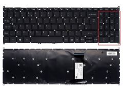 Acer Aspire 7 A715-42G-R3B8 NH.QE5EY.002 Notebook Klavyesi Tuş Takımı (Siyah TR)