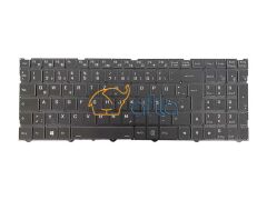 Monster Abra A7 V12.1.2, A7 V12.1.3 Notebook Klavyesi, Siyah TR ışıklı